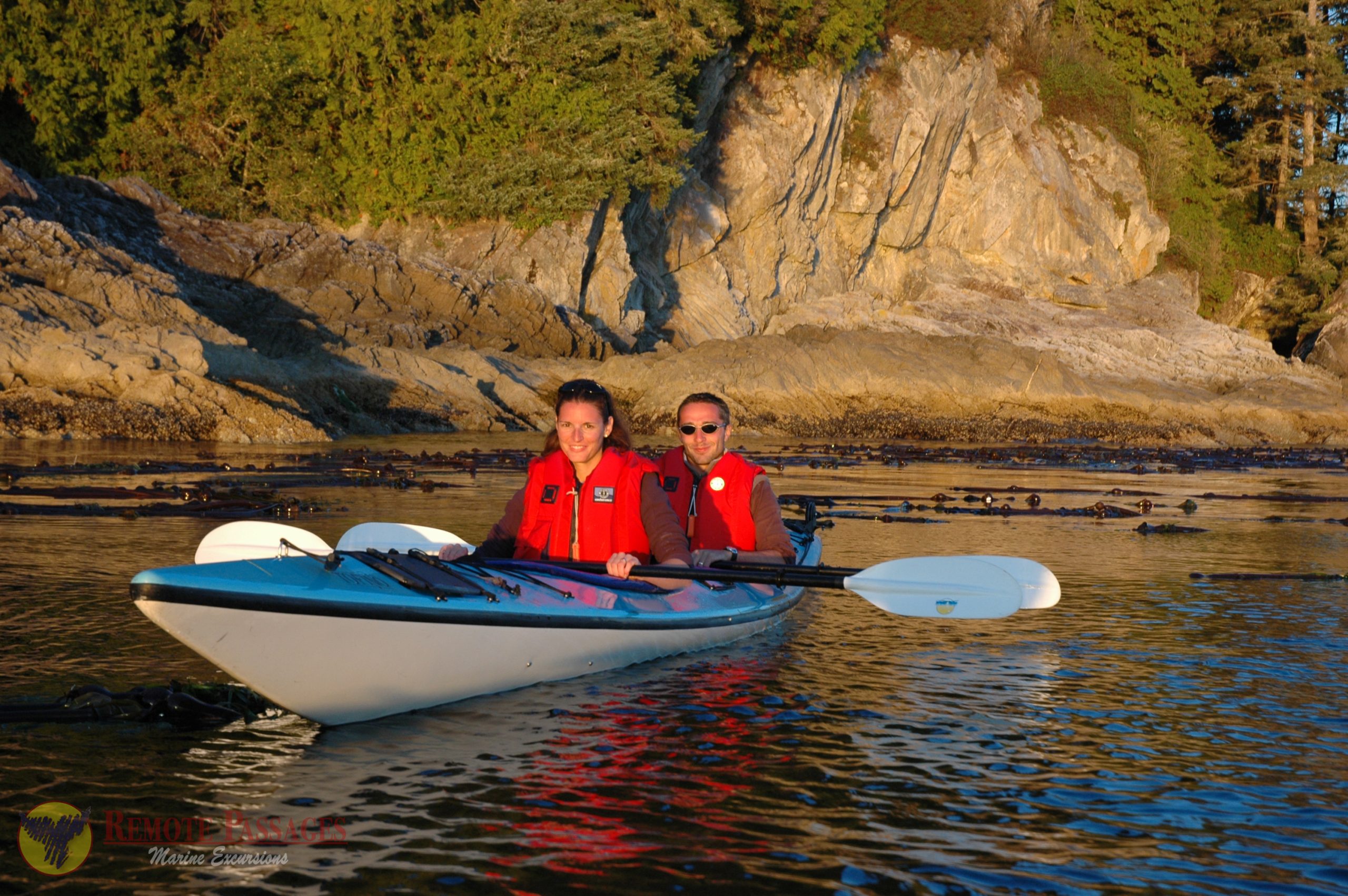 Kayaking in the Sunset