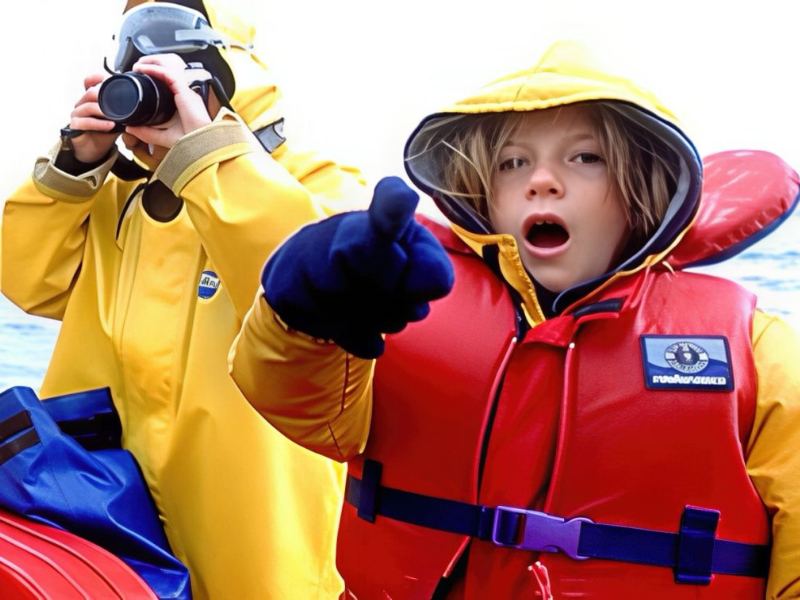 Photographer Taking Wildlife Photo