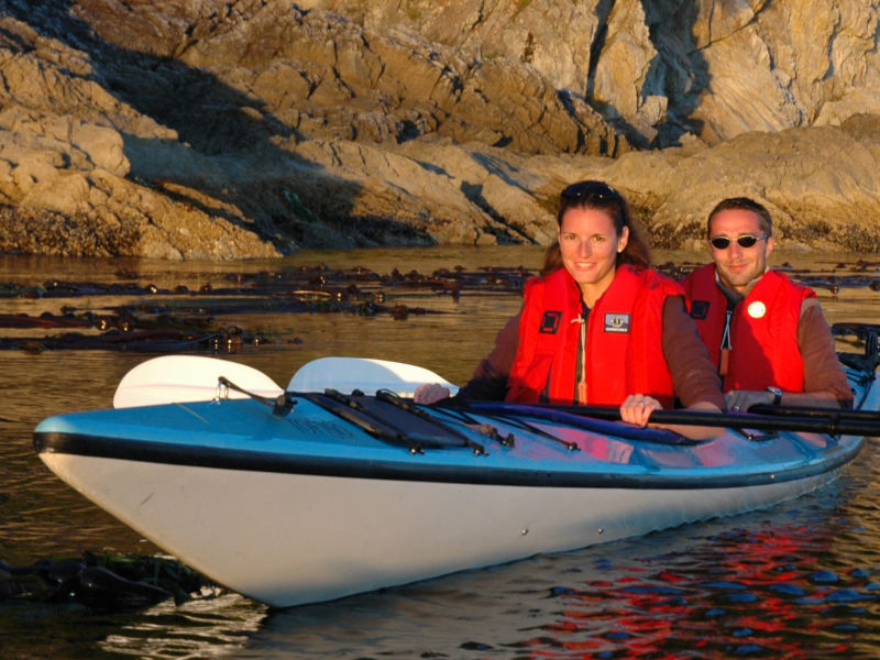Kayaking at Sunset