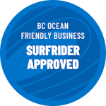 BC Ocean Freindly Business: SurfRider Approved